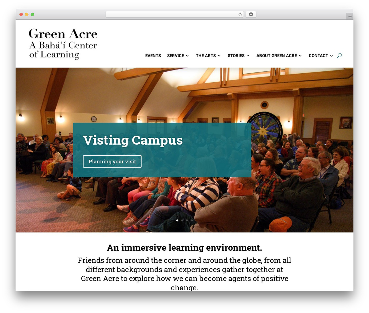 Divi WordPress theme design - greenacre.org
