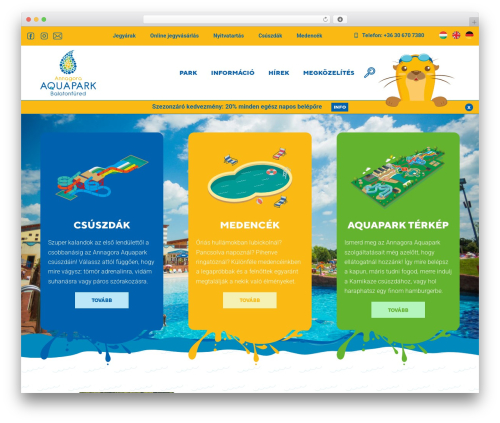 Doppio top WordPress theme - annagora.com