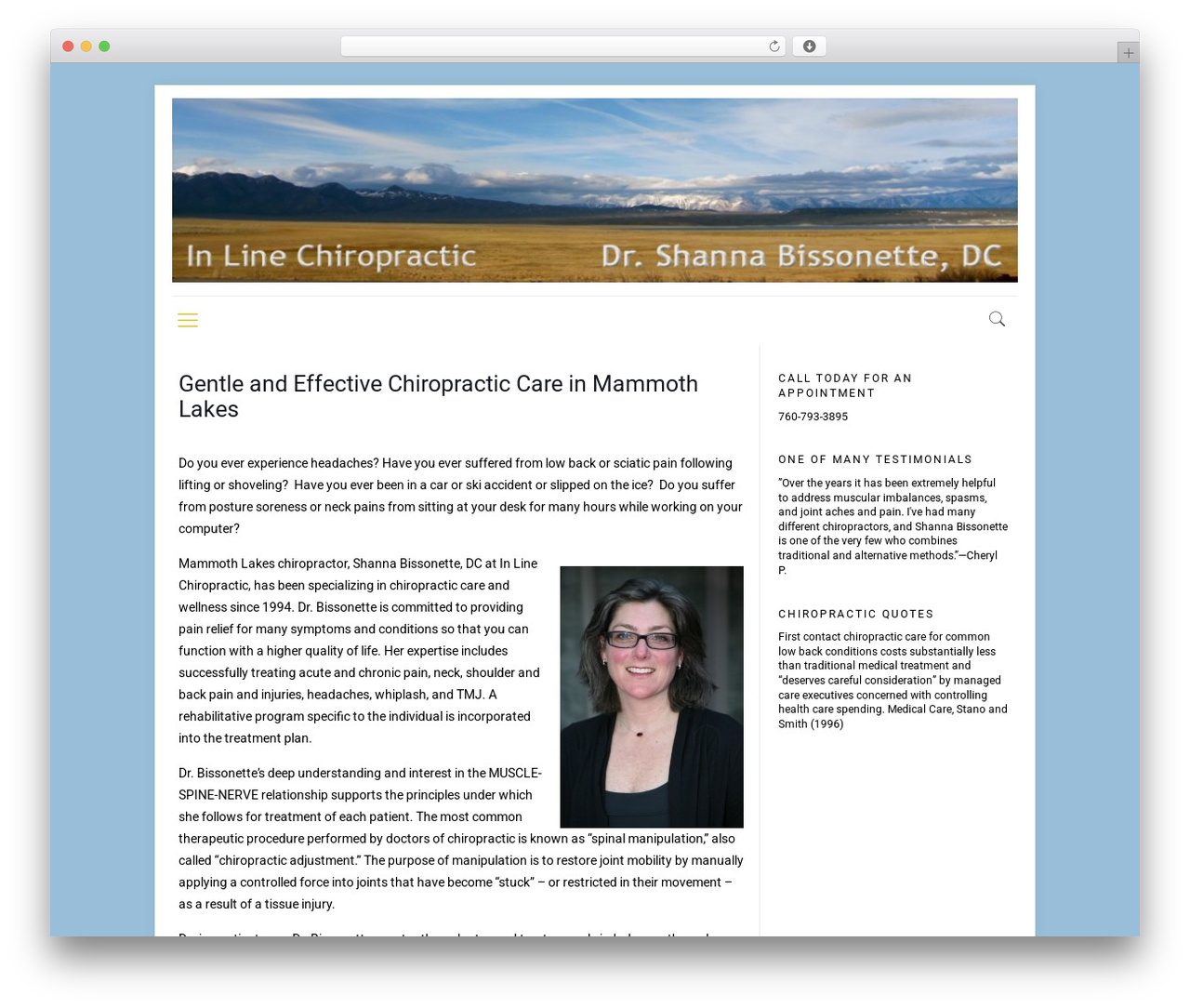 Hdtheme WordPress theme - inlinechiromammoth.com
