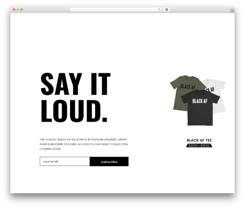 Hyperon WordPress theme - blackaf.com