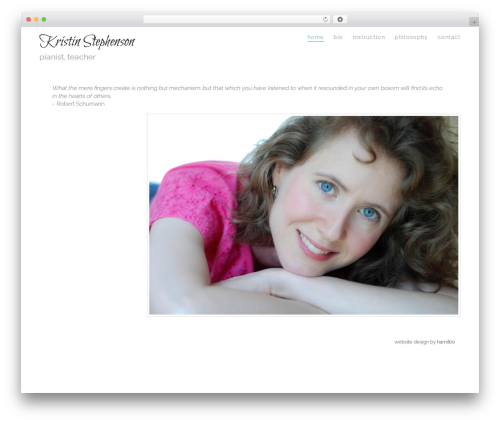 myTheme WordPress theme design - kristinstephensonpiano.com