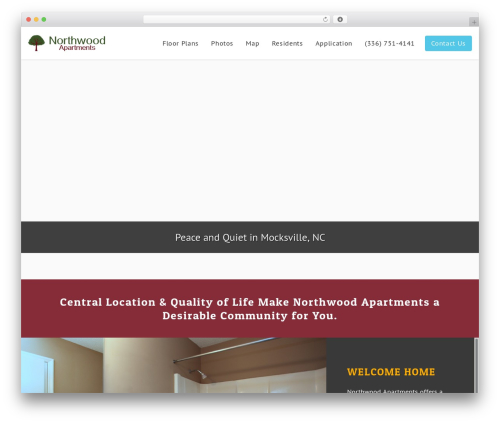 Nectar WP theme - northwoodapthomes.com