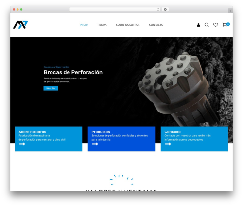 Omeli WordPress theme - materialdeperforacion.com