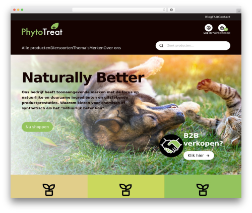 Storefront WordPress theme - phytotreat.com