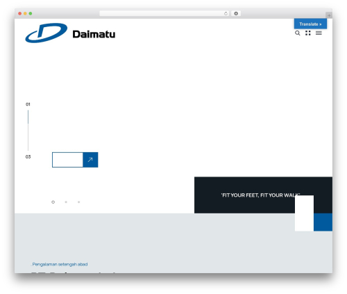 Theme WordPress Industrium - daimatu-sandal.com