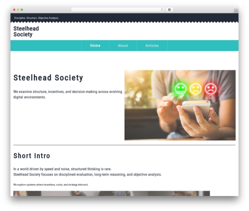 The Storefront Woocommerce theme WordPress - steelheadsociety.com