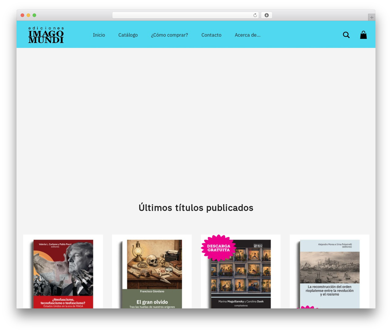 Theme WordPress Aurum - edicionesimagomundi.com