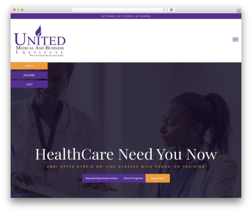Theme WordPress Custom Theme - umbi.edu