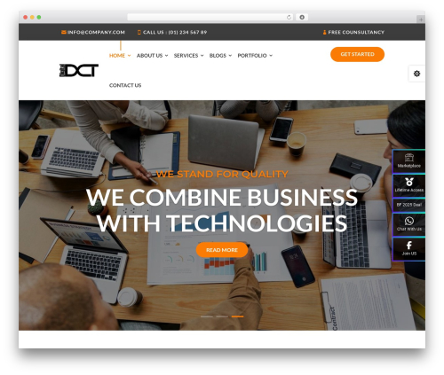 Theme WordPress Divi - divithemeforest.com/digitalagencytheme
