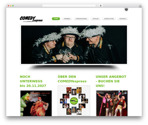 Themia Pro Responsive Theme WordPress theme design - comedyexpress.ch