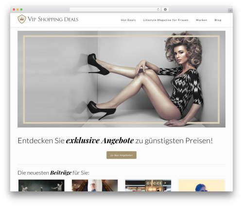 WordPress theme dRomB - vip-shopping-deals.com