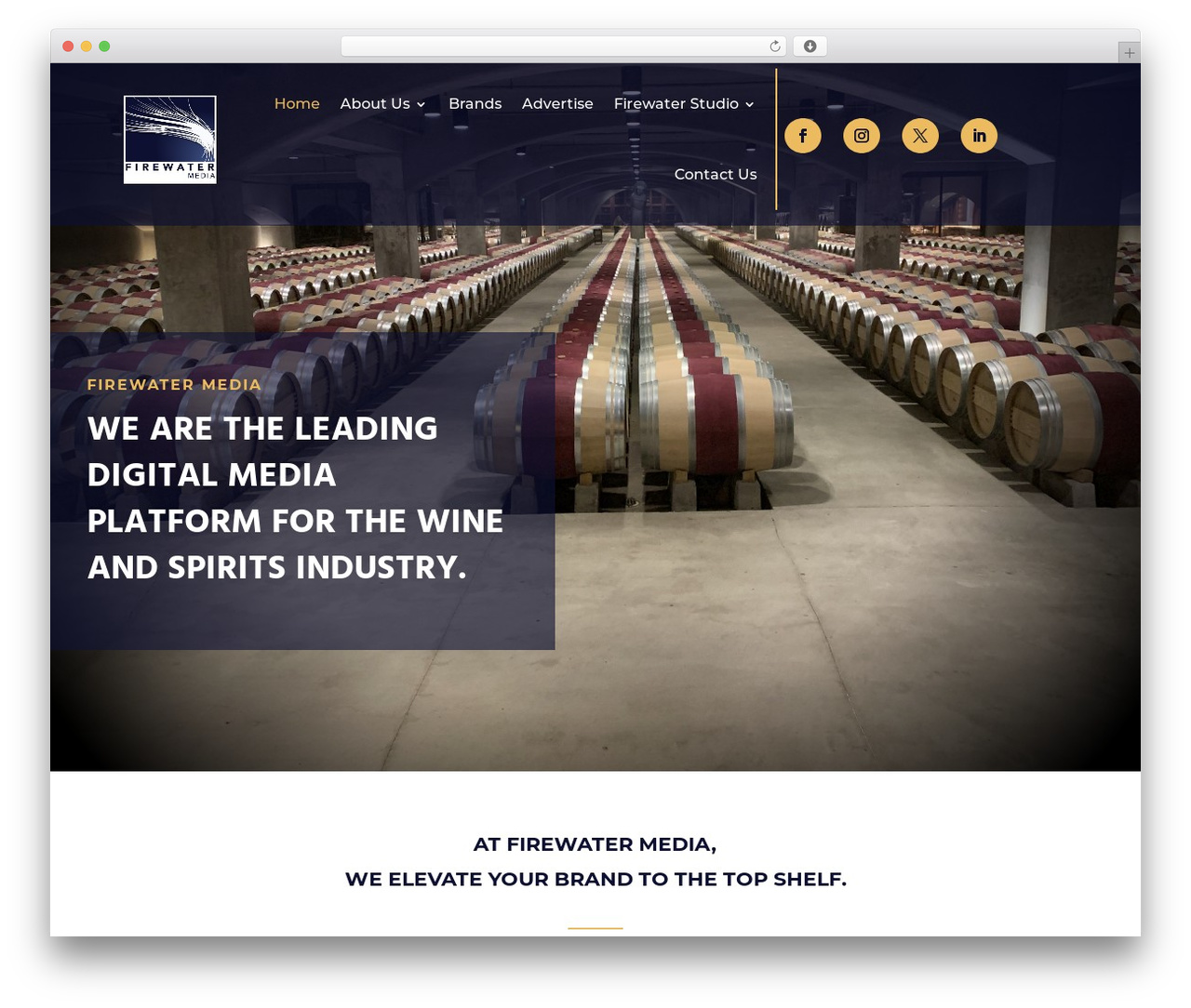 WordPress website theme Divi - firewatermedia.com