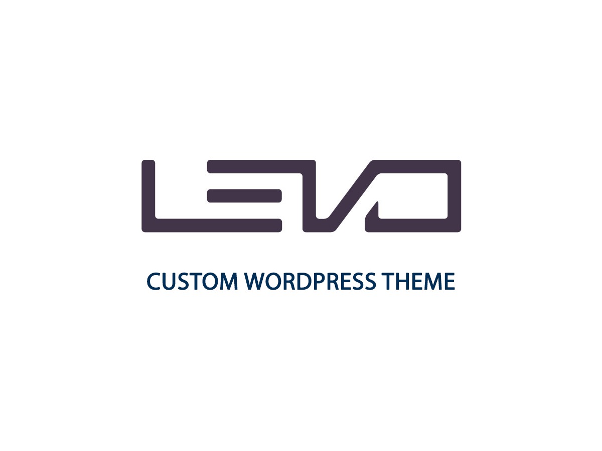 WordPress website theme levo