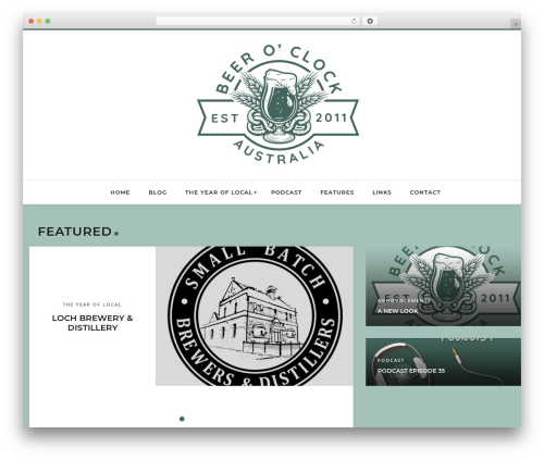 Amagaz theme WordPress - beeroclockaustralia.com