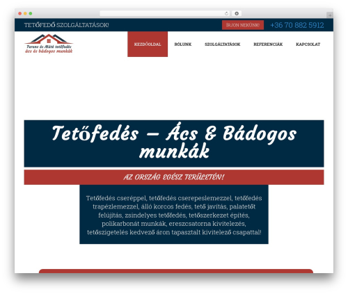 Divi theme WordPress - www.tetofedes-mester.hu