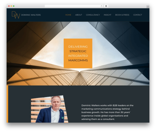 DW WordPress theme - dominicwalters.net