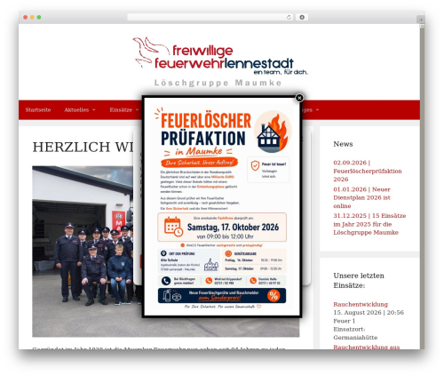 Einsatzverwaltung (einsatzverwaltung) free WordPress plugin - feuerwehr-maumke.de