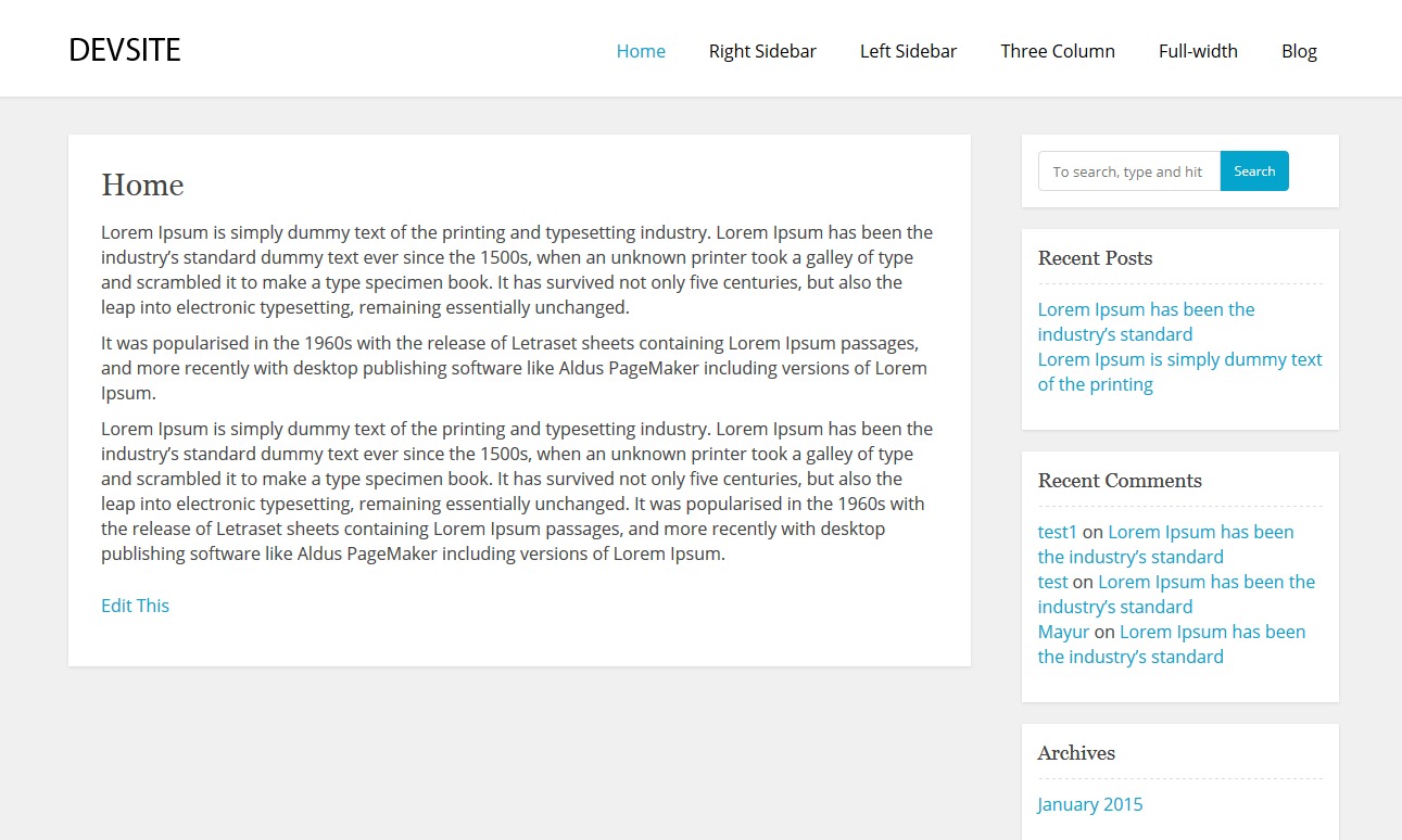 JMT Theme WordPress theme by Mediakod