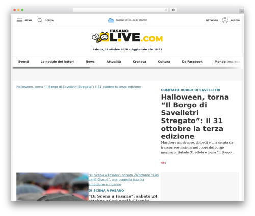 LiveNetwork Theme theme WordPress - fasanolive.com