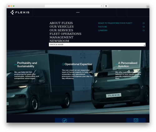 Solanum WordPress theme design - flexis-mobility.com