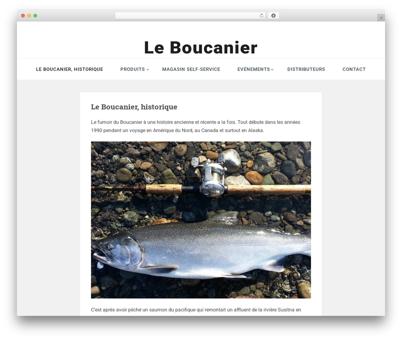 Theme WordPress Easthill - leboucanier.ch