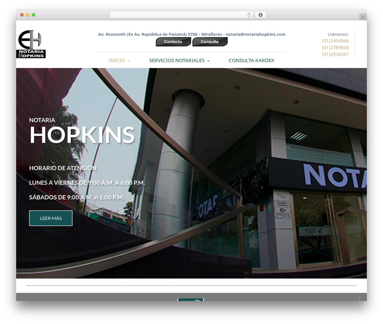 Theme WordPress Bingle - notariahopkins.com