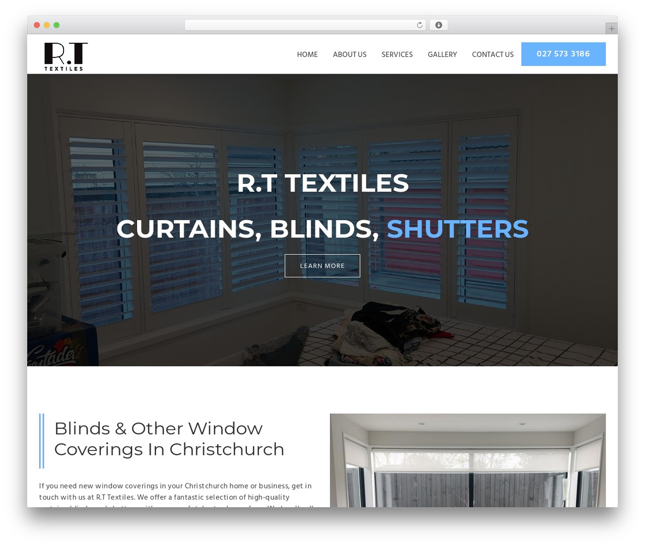 Theme WordPress rttextilesltd - www.rttextiles.co.nz