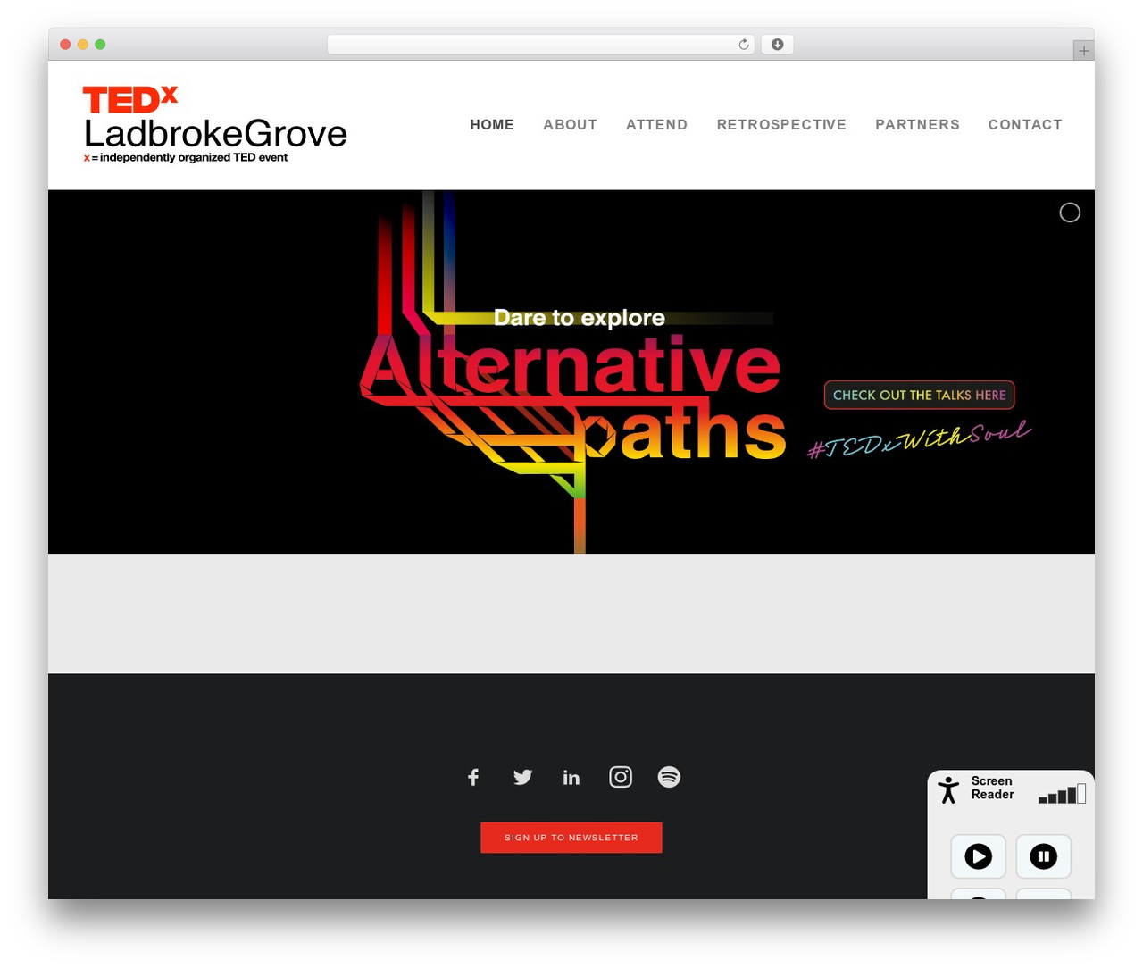 Uncode WordPress theme - tedxladbrokegrove.com