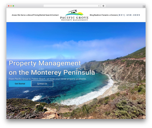 WP theme Beaver Builder Theme - pacificgroverentals.com