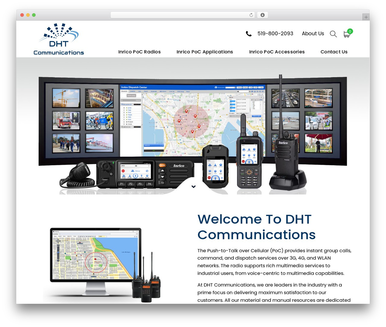 Bauer top WordPress theme - dhtcommunications.com