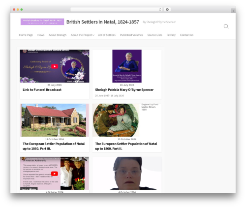 Coldbox WordPress theme - shelaghspencer.com