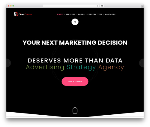 DeepDigital WordPress theme design - dinetcomms.com