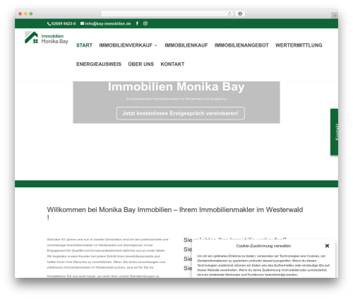 Divi WordPress theme - bay-immobilien.de