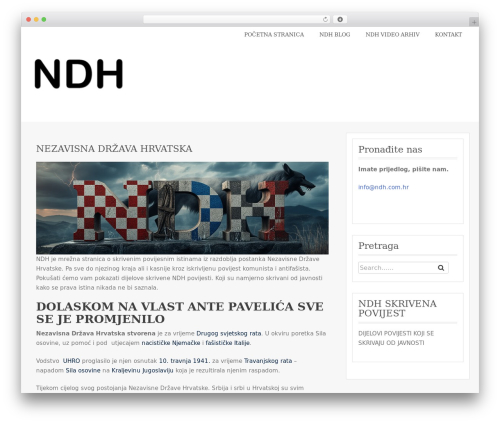 Education Method WordPress theme - ndh.com.hr