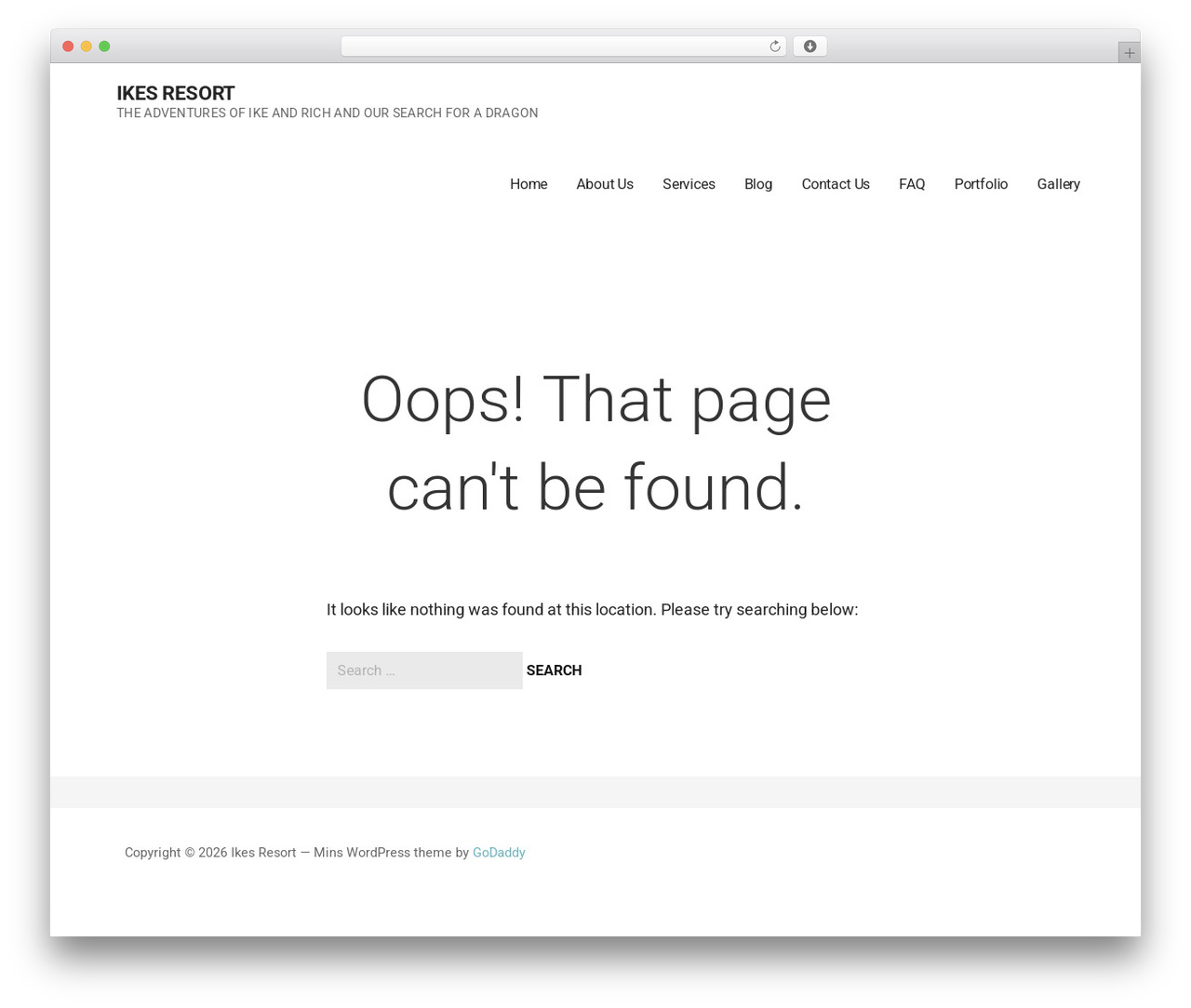 Mins WordPress theme - ikesresort.com