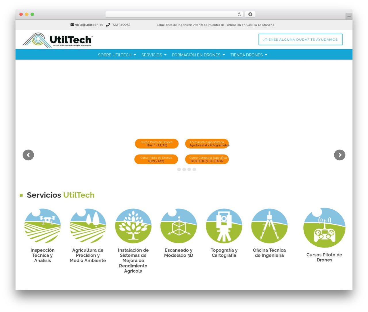 Theme WordPress MasterStudy - utiltech.es