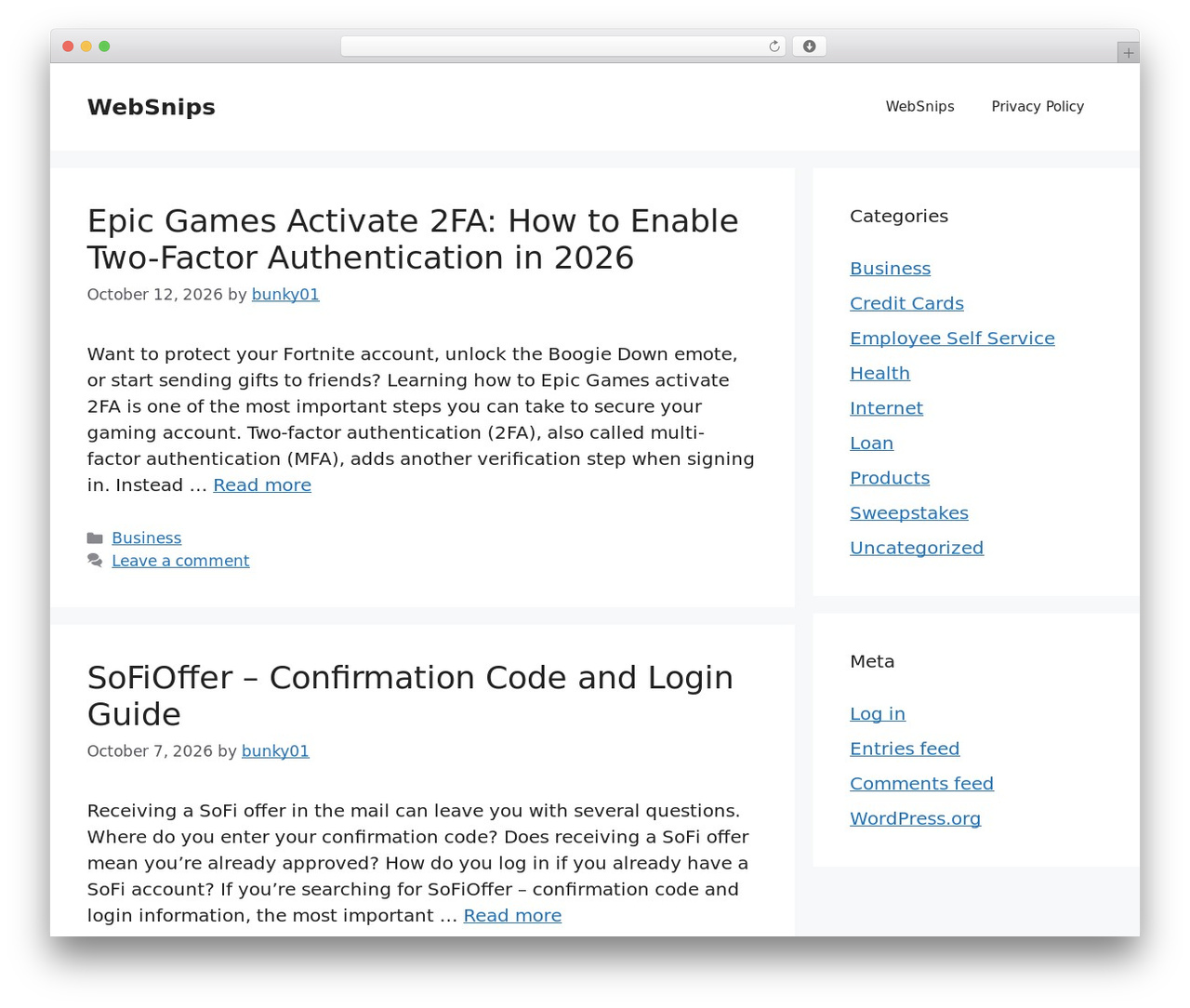 Theme WordPress GeneratePress - websnips.net Theme WordPress GeneratePress - websnips.net