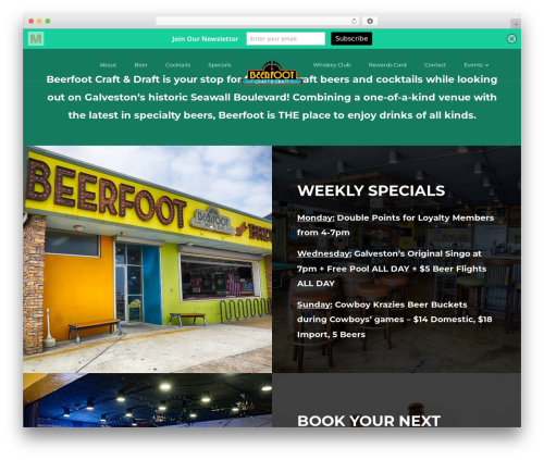 Wolf facebook page box WordPress plugin - beerfootisland.com