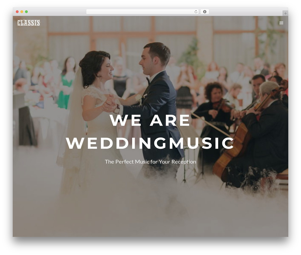 WordPress theme Decibel - weddingmusic.ro