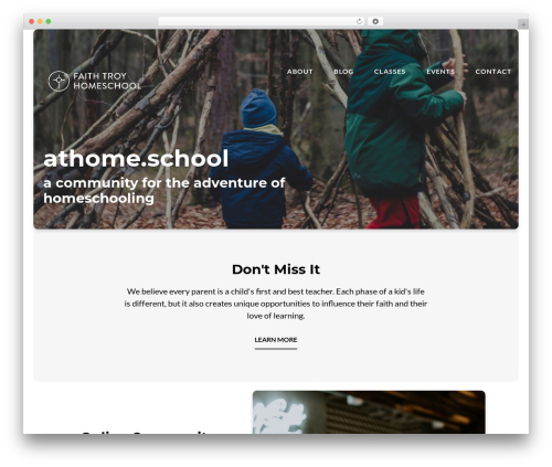 WP theme Float - athome.school