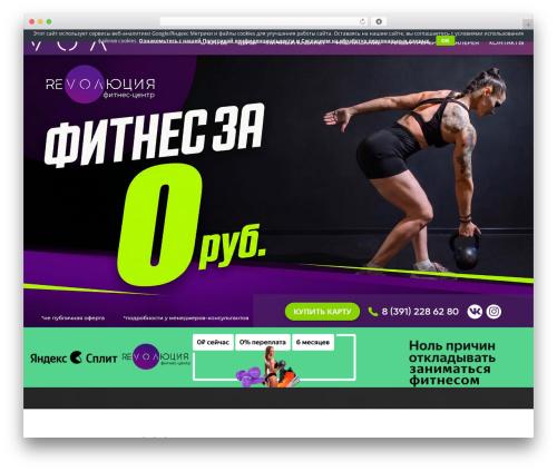 Basic WordPress theme - revolution124.ru