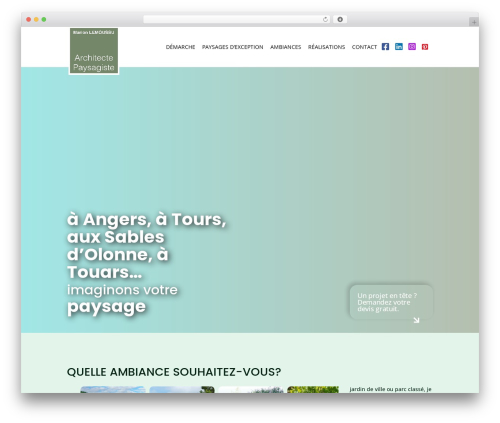 Divi WordPress theme - angers-paysage.fr