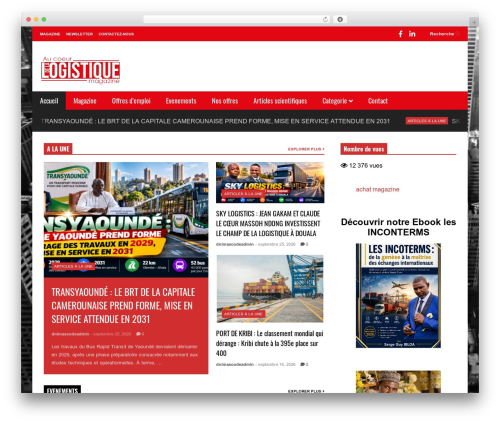 FlatNews WordPress theme - aucoeurdelalogistiquemagazine.com