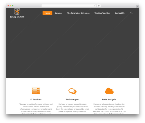 Startit WordPress theme - tekshelter.com