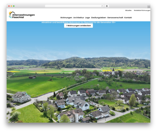 Studio WordPress theme - alterswohnen-flaachtal.ch
