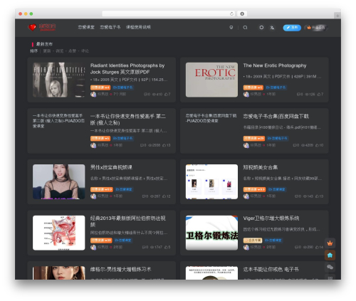 Theme WordPress 子比主题 - puazoo.com