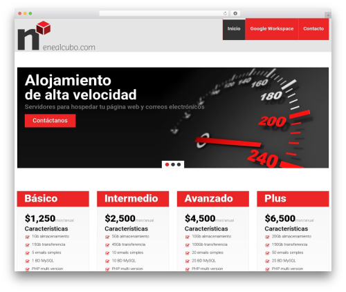 Theme WordPress cherry - enealcubo.com