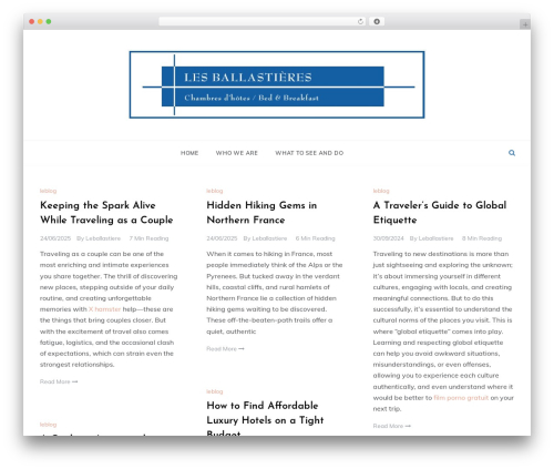Theme WordPress Prefer - lesballastieres.com Theme WordPress Prefer - lesballastieres.com