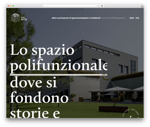 Theme WordPress thebox - www.spaziothebox.it