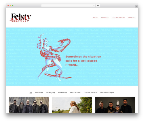 WordPress theme Mango - feistycreative.com